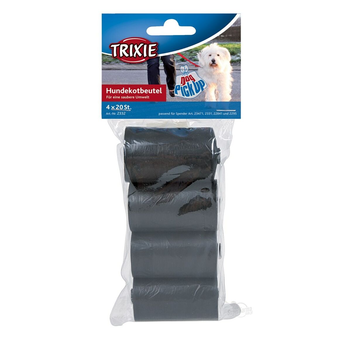 Sacchetto per rifiuti Trixie 80 Unità Nero Plastica (4 Pezzi) (4 Unità) 2 S9111501_0