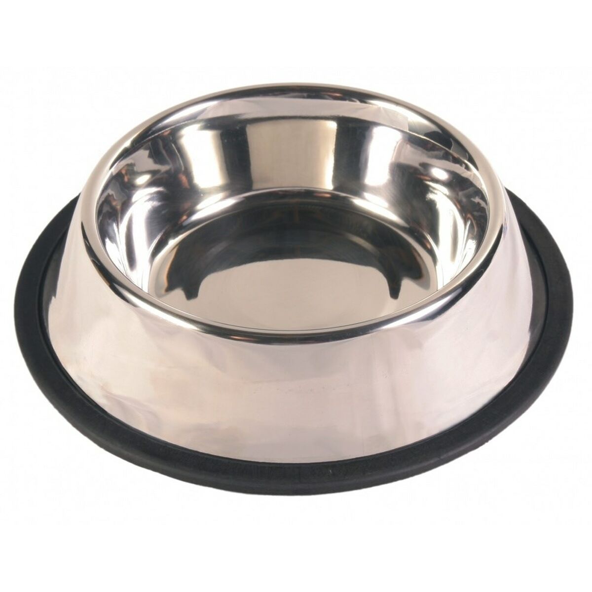Ciotola per animali domestici Trixie 24854 Ciotola Nero Monocromatica Acciaio inossidabile 1,75 L 2 S9111603_0