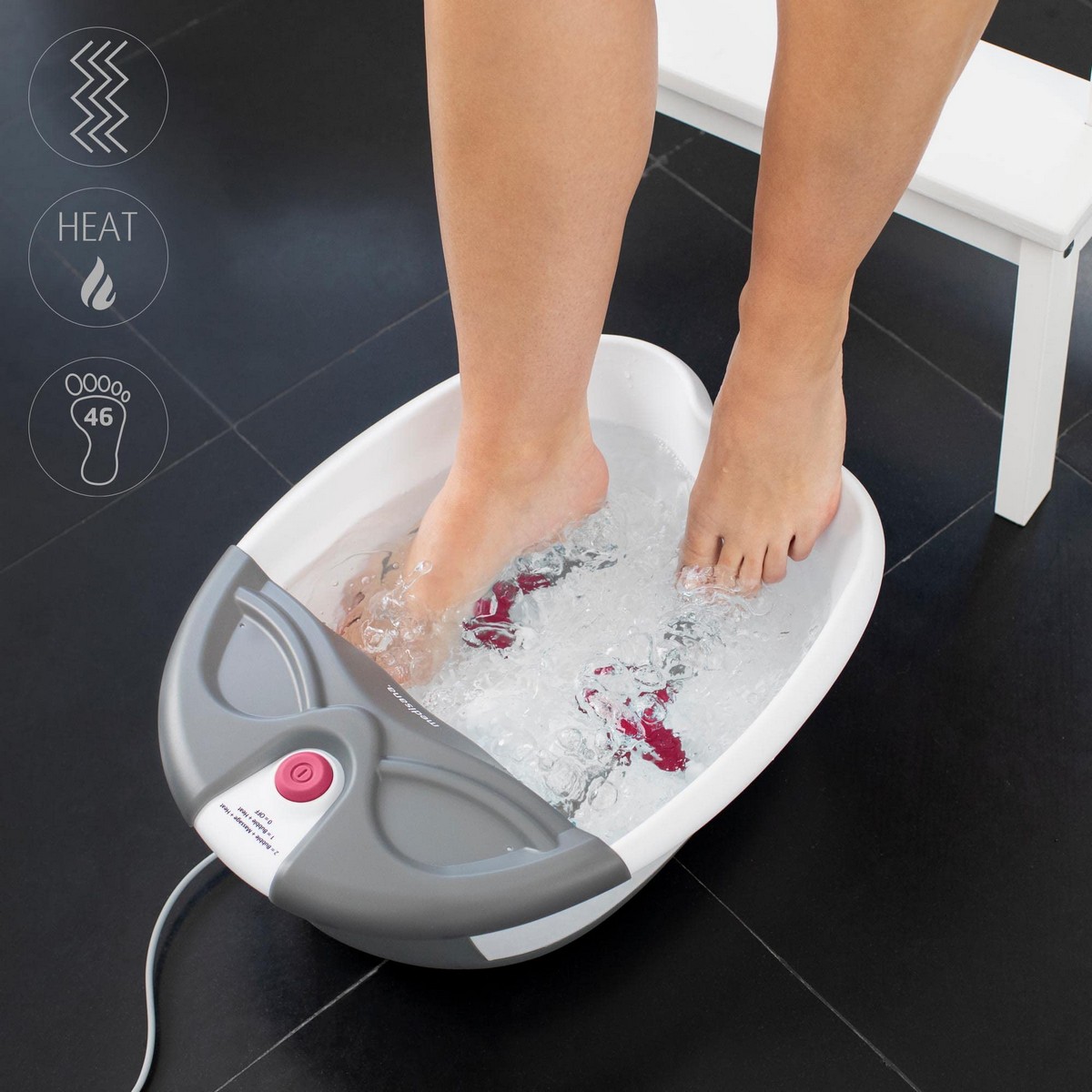 Massaggiatore per Piedi Medisana 88363 Bianco 60 W Pedicure spa 5 S9187919_3