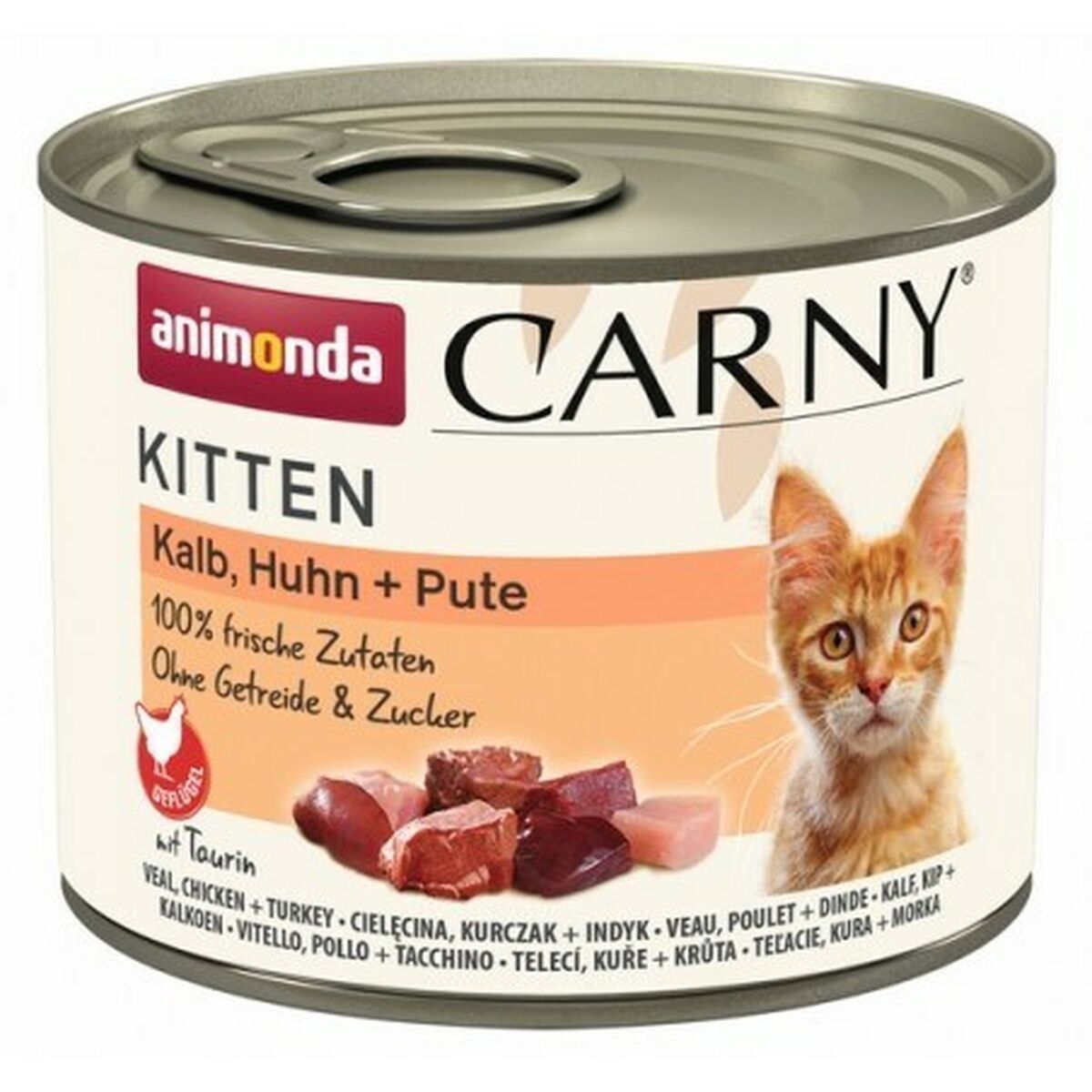 Cibo per gatti Animonda Carny Kitten Pollo Tacchino Carne di vitello 200 g 2 S9108534_0