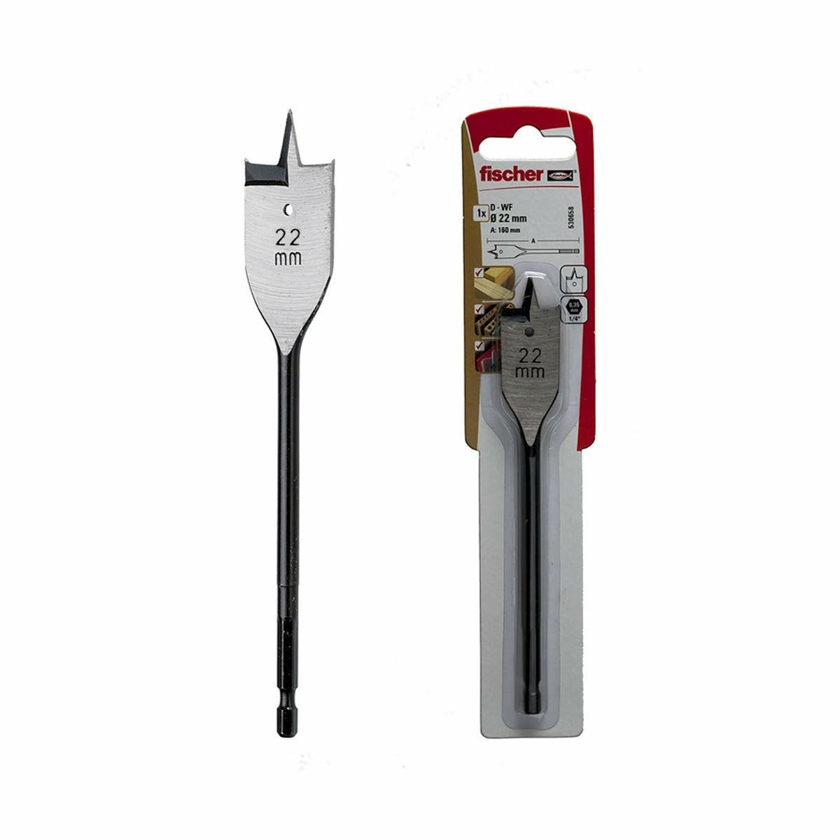 Punta da trapano Fischer Legno Plastica 1 Unità 2 S7904199_0