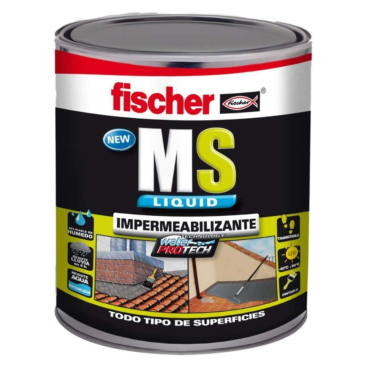 Impermeabilizzazione Fischer MS 534615 Grigio 1 kg 2 S7905778_0
