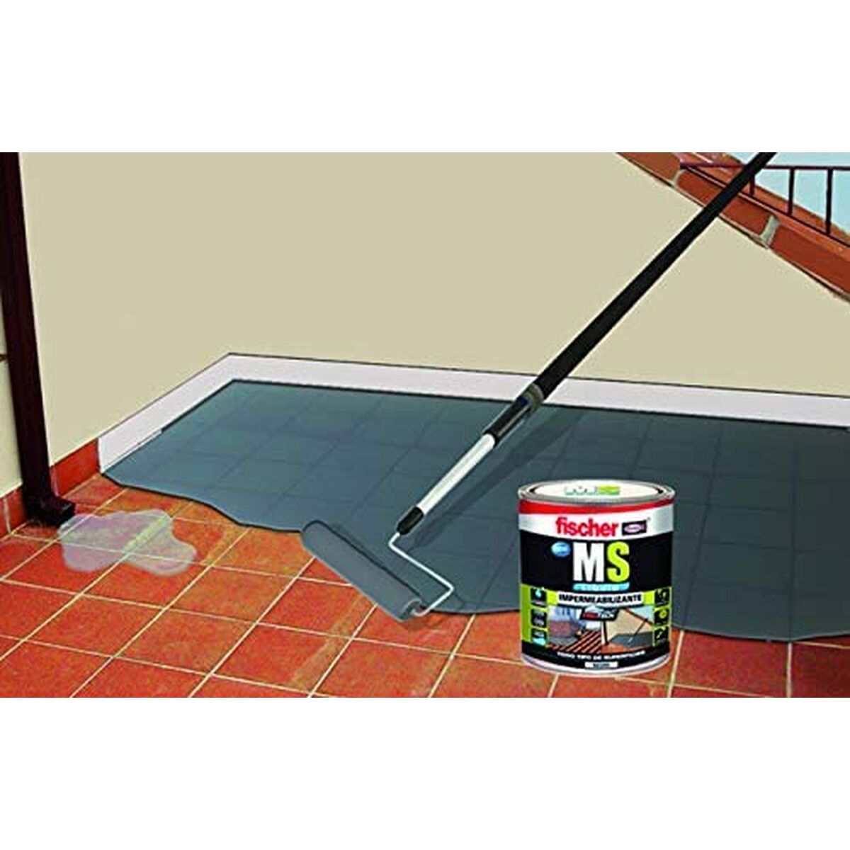 Impermeabilizzazione Fischer MS 534615 Grigio 1 kg 3 S7905778_1