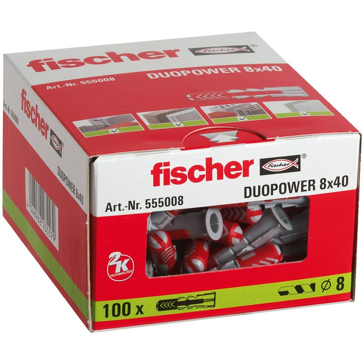 Tacchetti Fischer 8 x 40 mm 100 Unità 3 S7903981_1