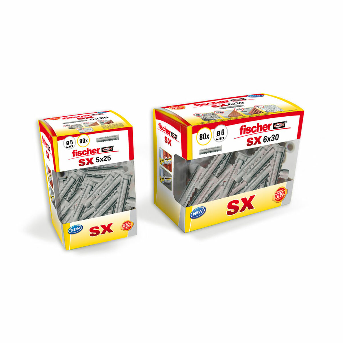 Tacchetti Fischer SX 553433 5 x 25 mm Nylon (90 Unità) 3 S7913077_1