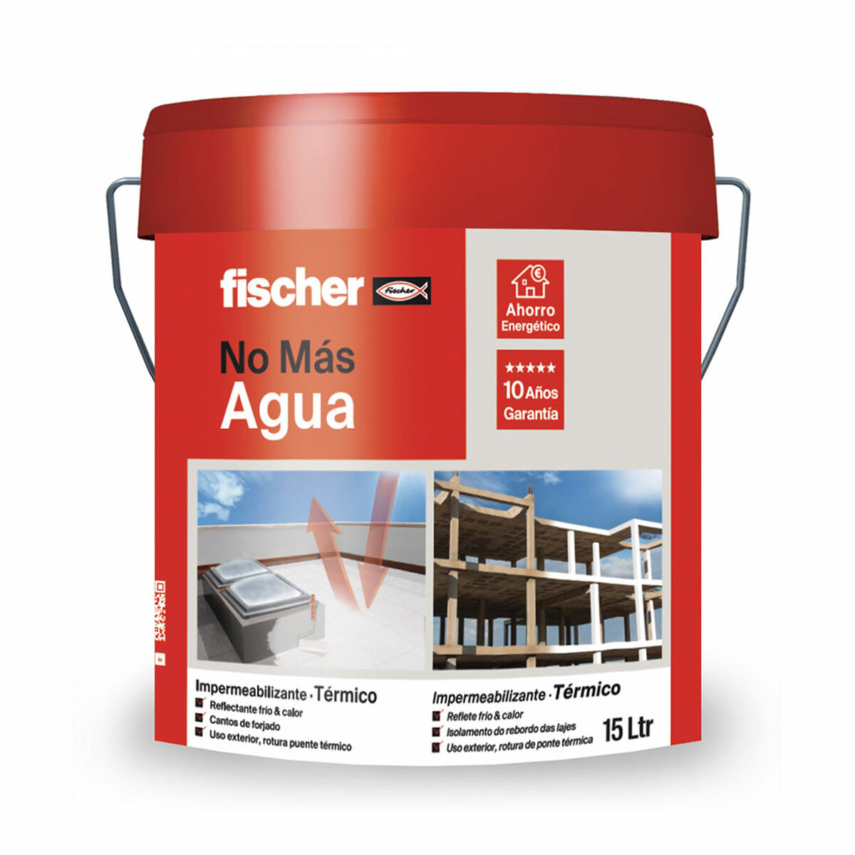 Impermeabilizzazione Fischer Ms Bianco 15 L 2 S7918313_0