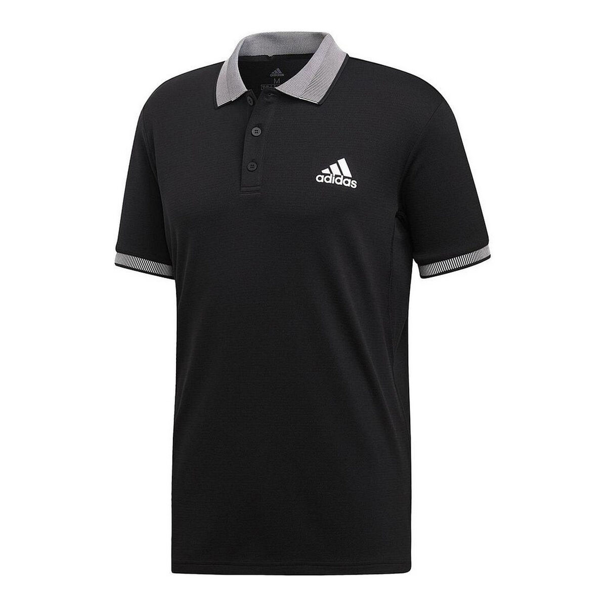 Polo a Maniche Corte Uomo Adidas CLUB SOLID POLO DX1806 Nero Poliestere Uomo XS 2 S2018042_0