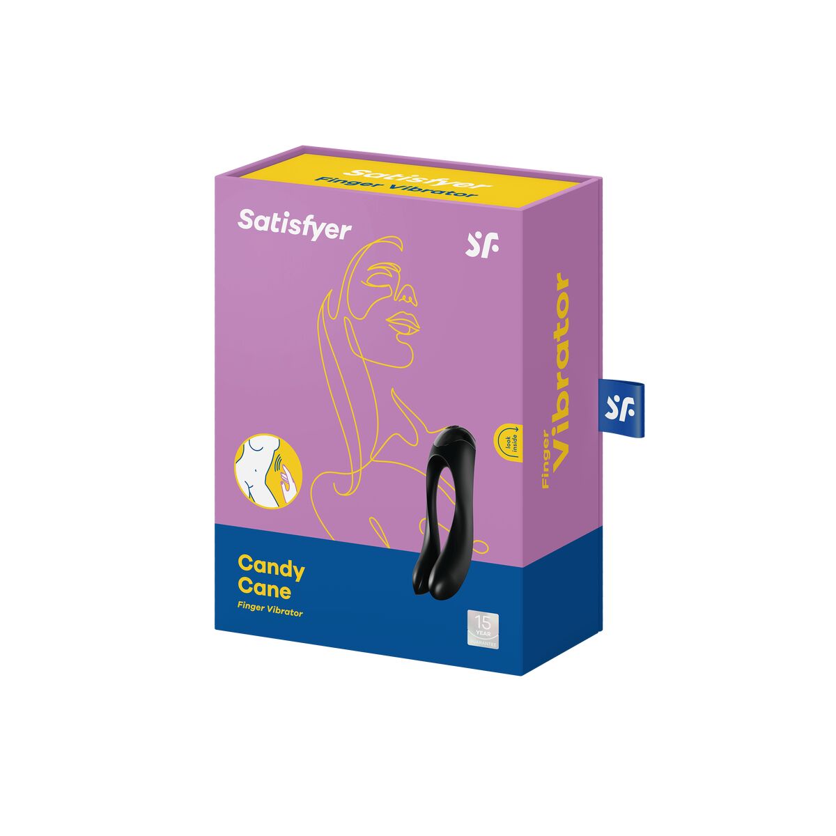 Massaggiatore di Coppia Satisfyer Candy Cane Nero 7 M0405299_5
