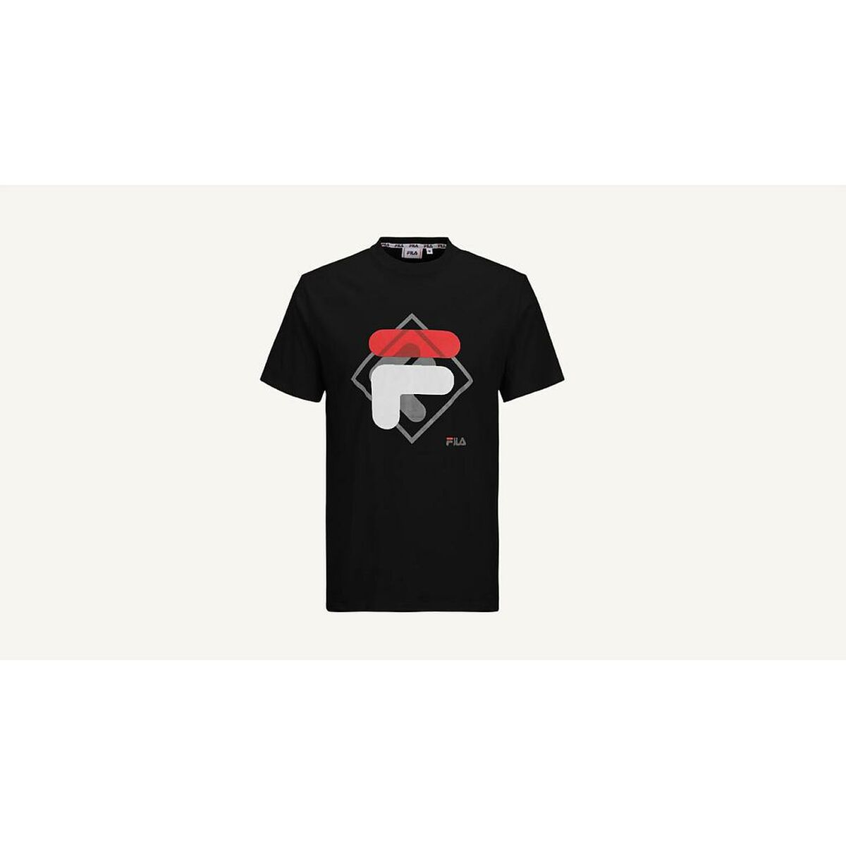 Maglia a Maniche Corte Uomo Fila FAM0447 80010 Nero 2 S2025497_0