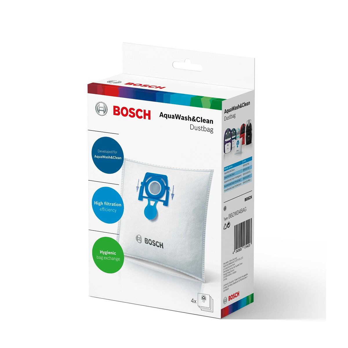 Sacchetto di Ricambio per Aspirapolvere AQUAWASH & CLEAN BOSCH BBZWD4BAG 16 S9100078_14