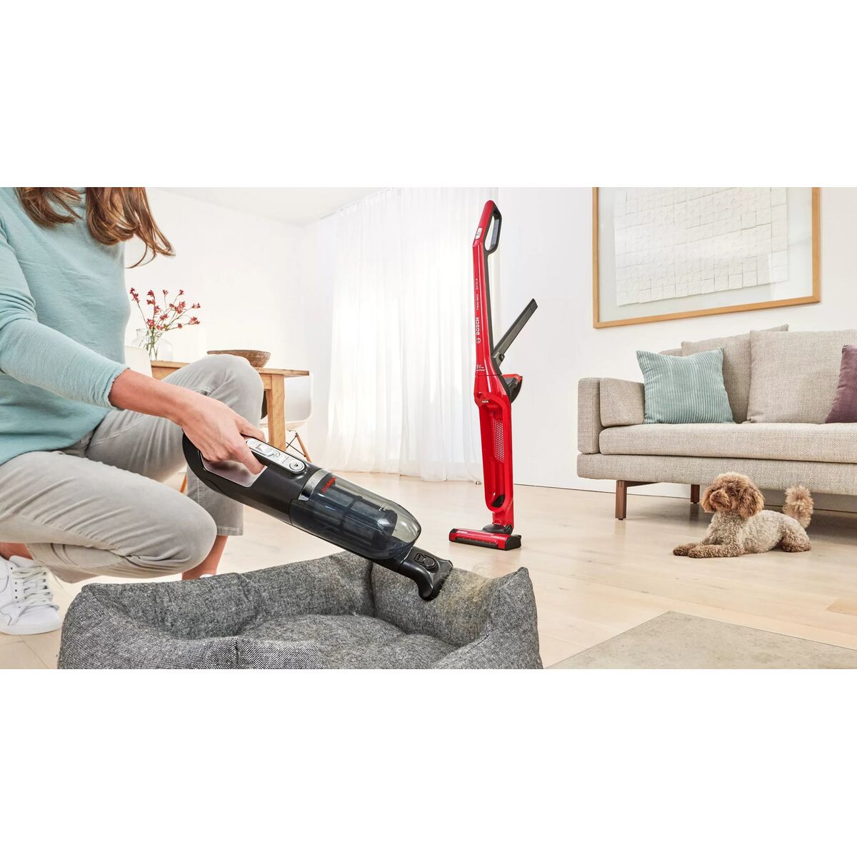 Aspirapolvere senza Cavo BOSCH BBH3ZOO28 Rosso 4 S91103413_2