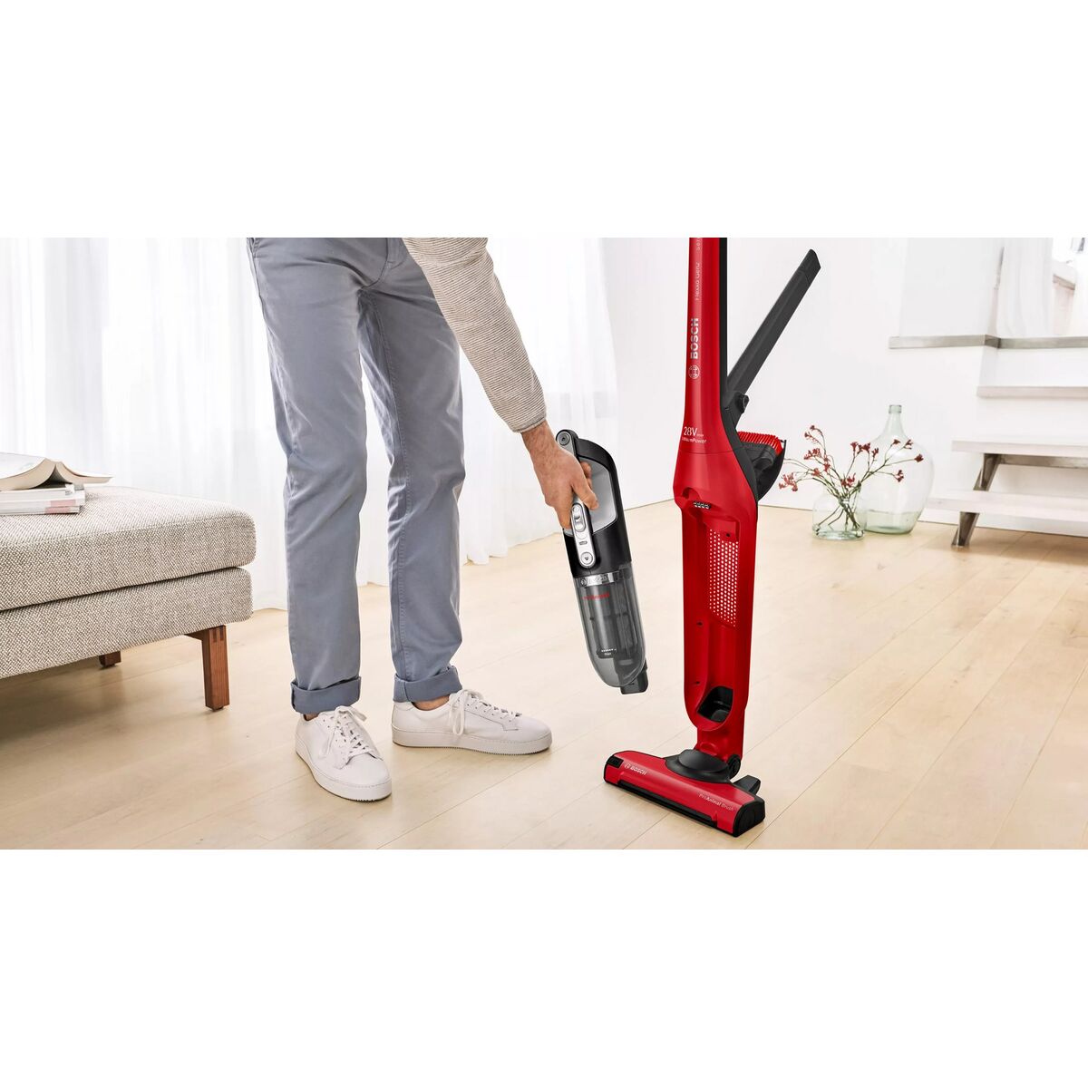 Aspirapolvere senza Cavo BOSCH BBH3ZOO28 Rosso 11 S91103413_9