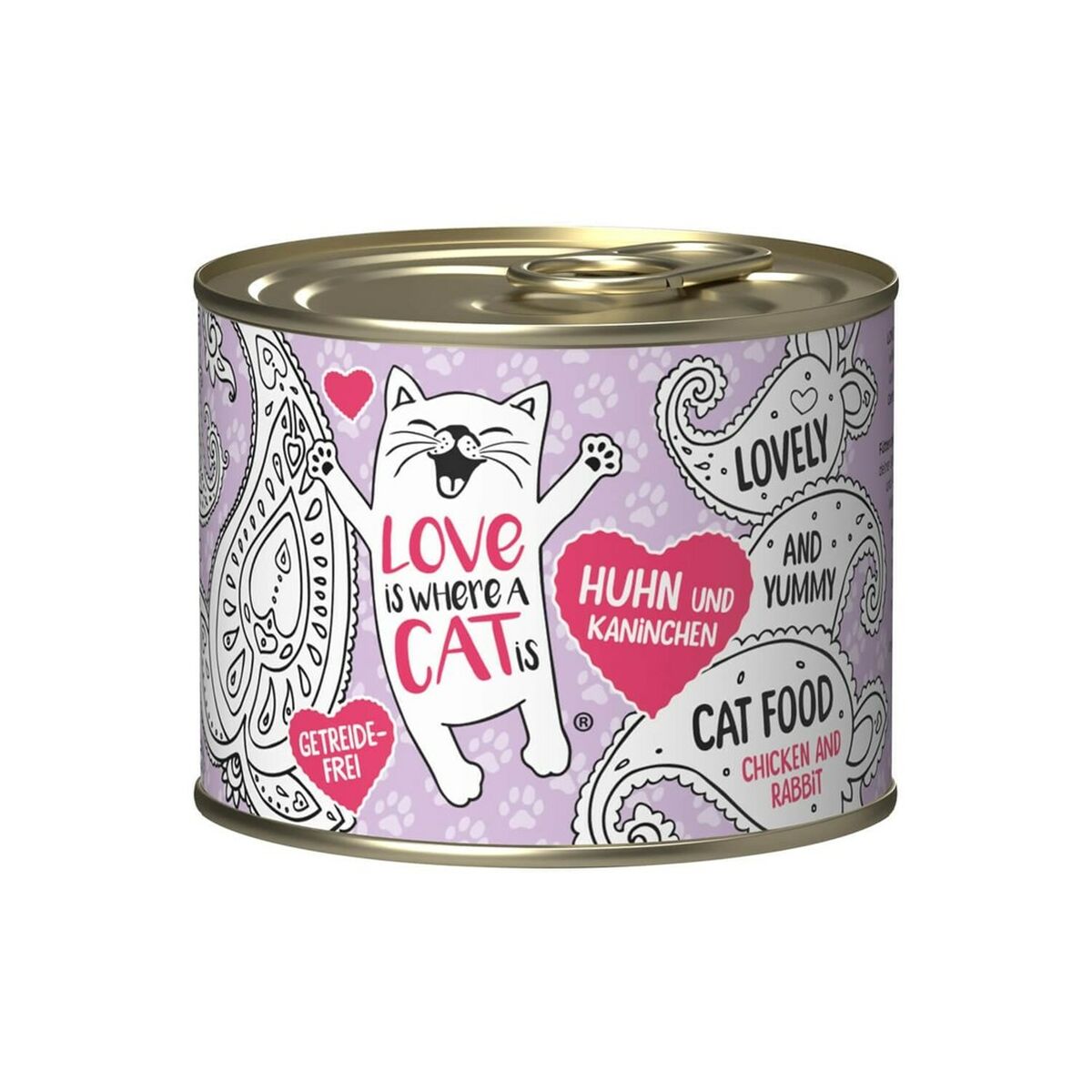 Cibo per gatti LOVE IS WHERE A CAT IS 2191340 Pollo 200 g 2 S91108692_0