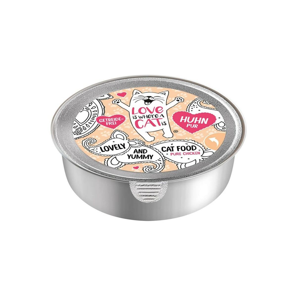Cibo per gatti LOVE IS WHERE A CAT IS 2190040 Pollo 85 g 2 S91108685_0