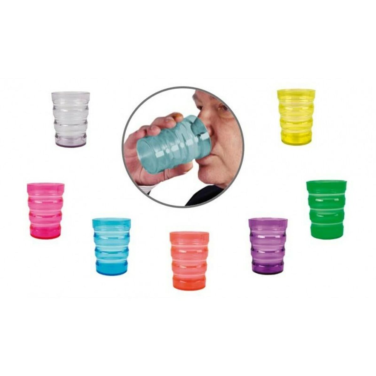 Tazza Thermos con Coperchio SUNDO 21014 Rosa 200 ml 4 S9186198_2