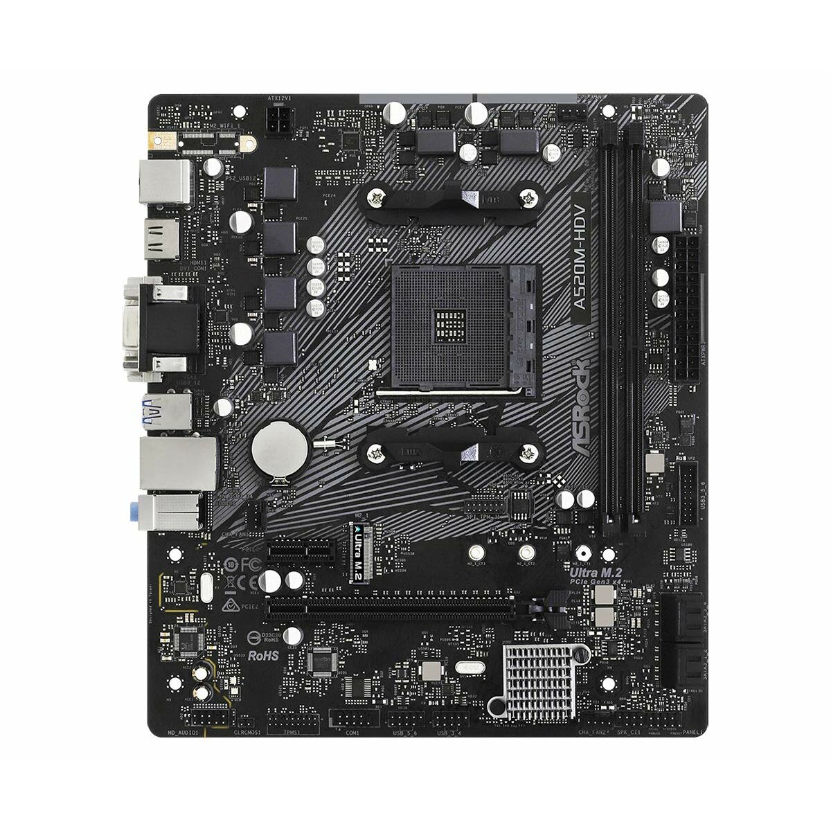 Scheda Madre ASRock A520M-HDV AMD AM4 4 S9124553_2