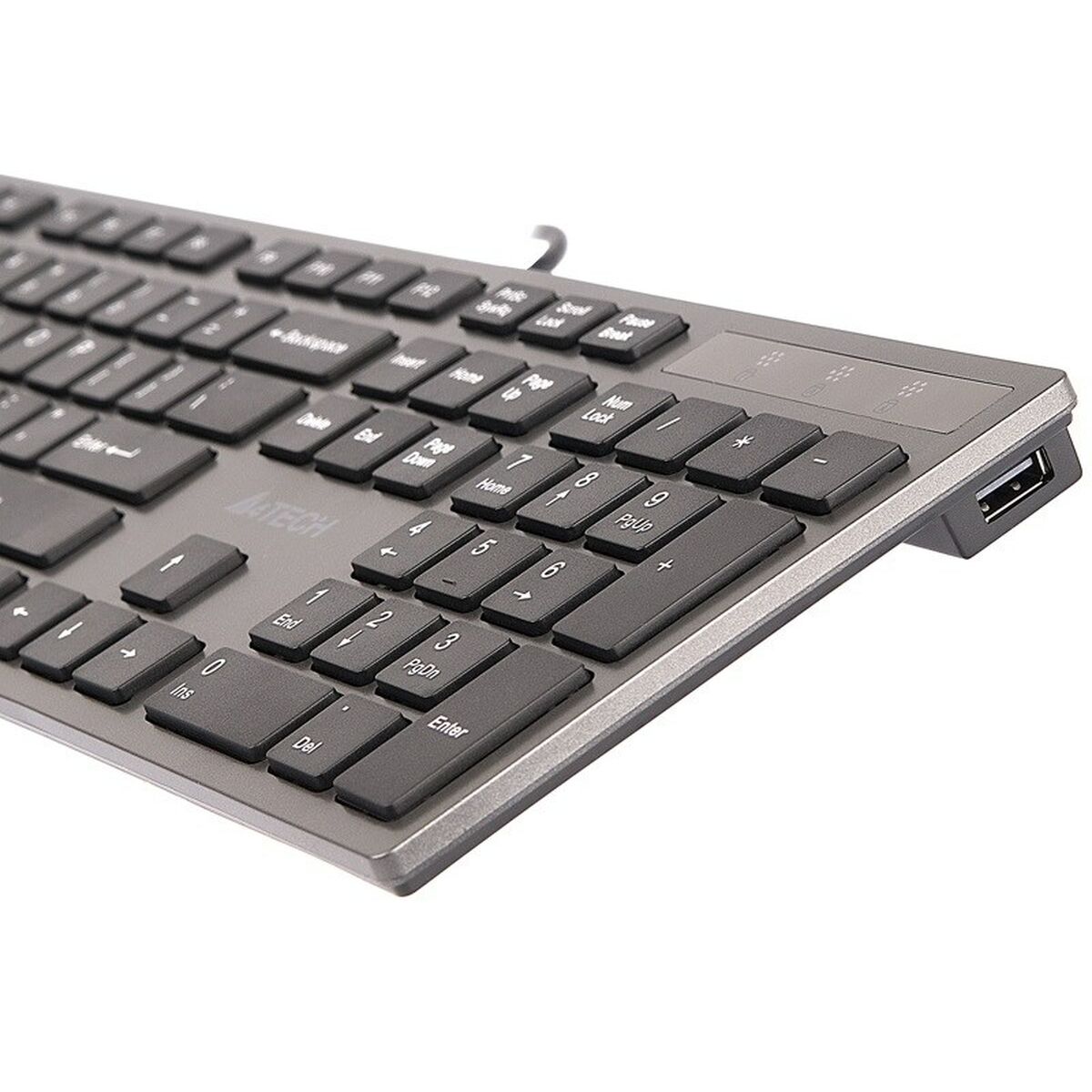 Tastiera A4 Tech KV-300H QWERTY Nero Grigio Monocromatica Nero/Grigio 2 S9122897_0