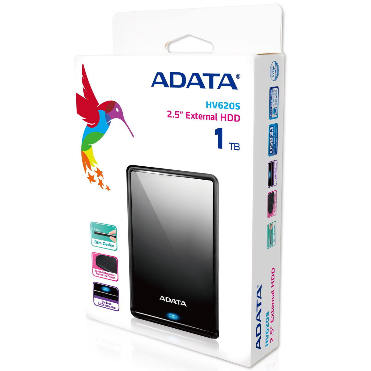 Hard Disk Esterno Adata HV620S Nero 1 TB 9 S9107586_7