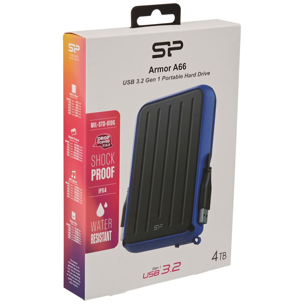 Hard Disk Esterno Silicon Power A66 4 TB 2 S9107966_0
