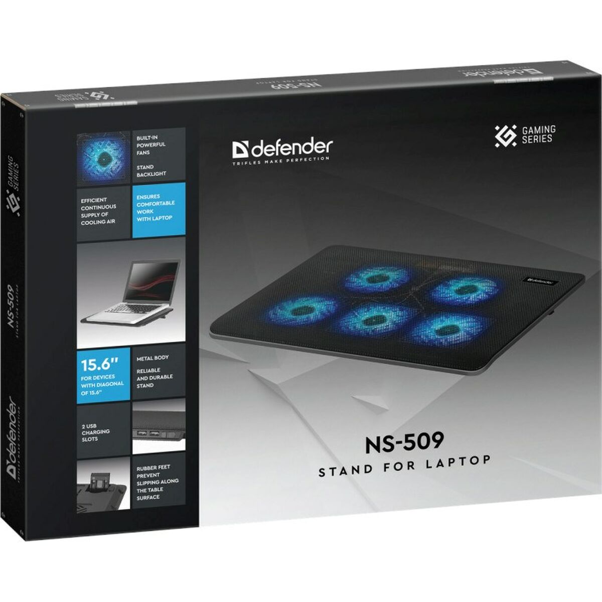 Base di Raffreddamento per PC Portatile Defender NS-509 5 S9106591_3