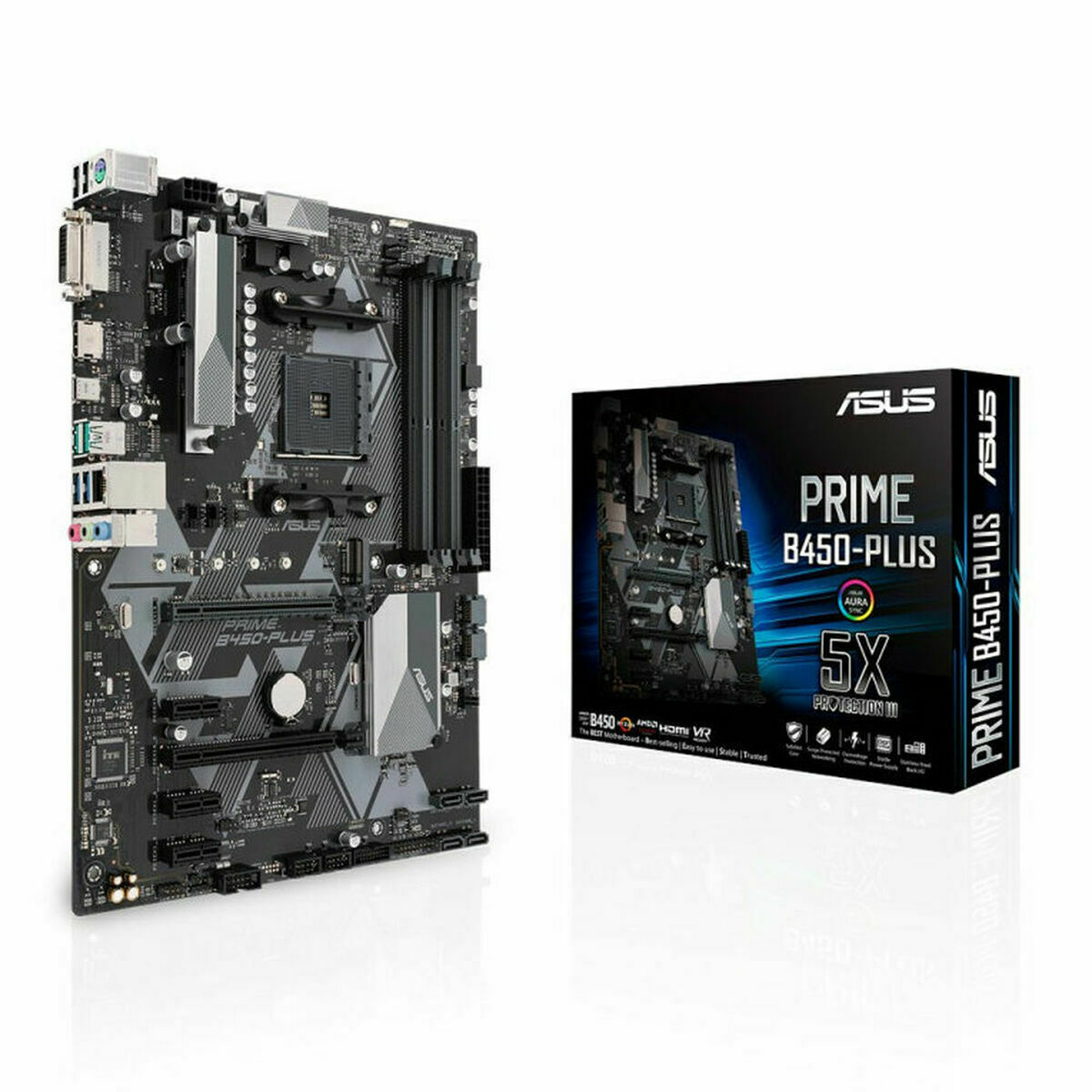 Scheda Madre Asus PRIME B450-PLUS ATX DDR4 AM4 AMD B450 AMD AM4 2 S9124636_0