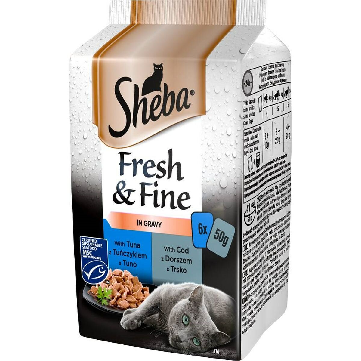 Cibo per gatti Sheba Tonno Baccalà 300 g 2 S9111404_0