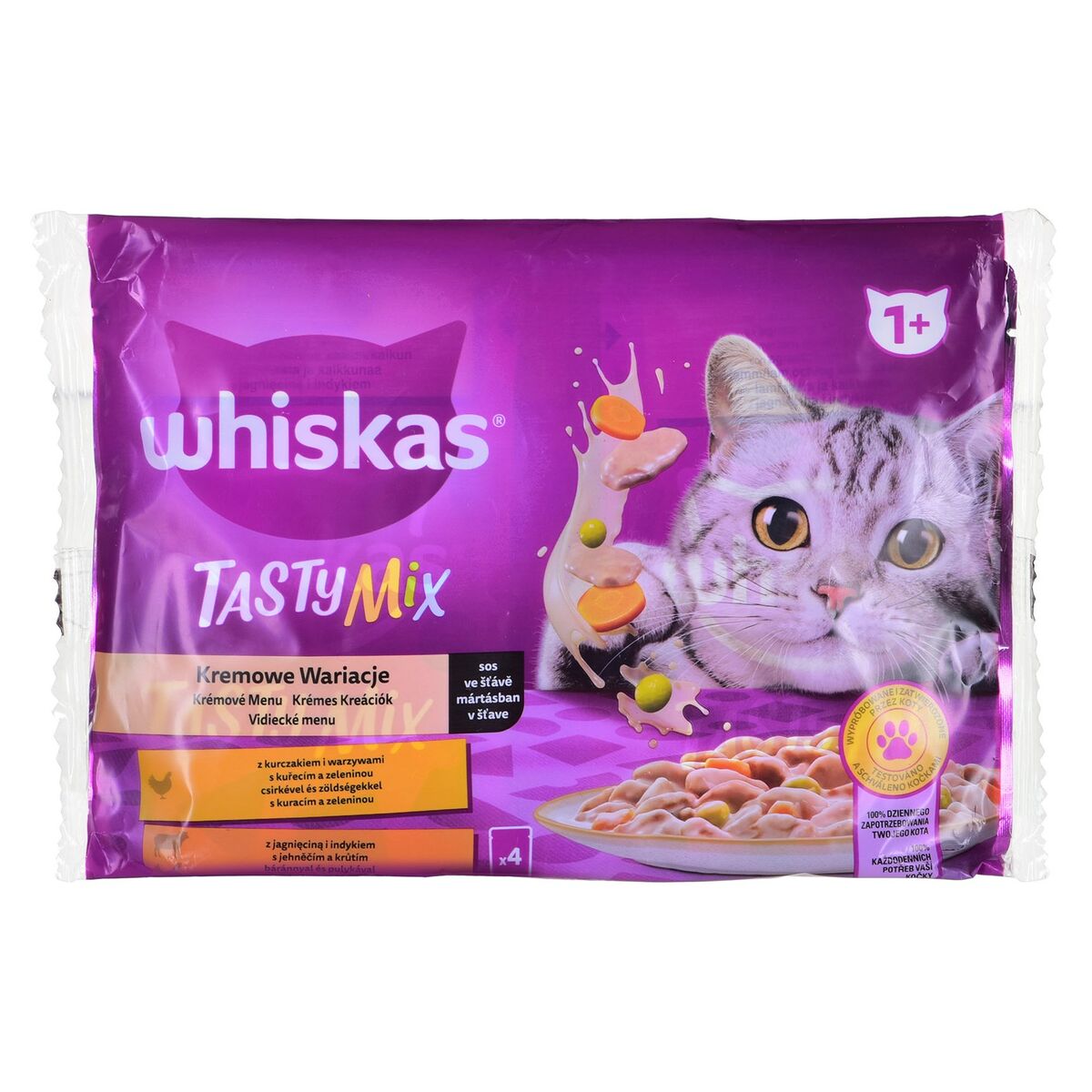 Cibo per gatti Whiskas Tasty Mix Pollo Tacchino Agnello Vegetale 3 S9108743_1