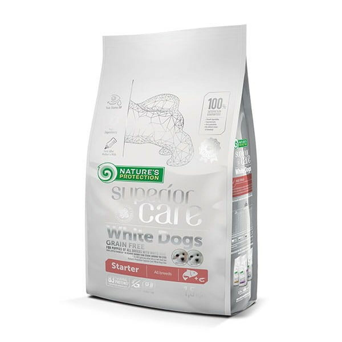 mangime NATURE'S PROTECTION Superior Care White Dogs Salmone 1,5 Kg 2 S91105855_0