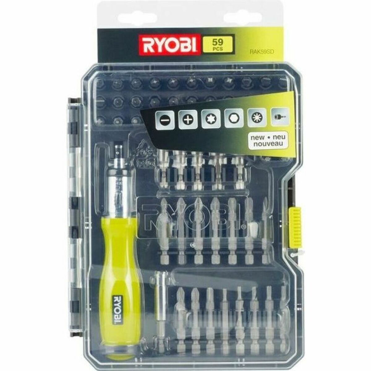Set di punte con cacciavite Ryobi RAK59SD 2 S9906253_0