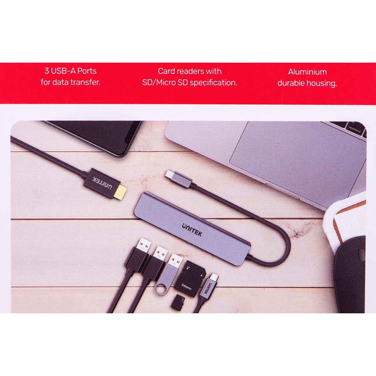 Hub USB Unitek H1118A 100 W 6 S9124414_4