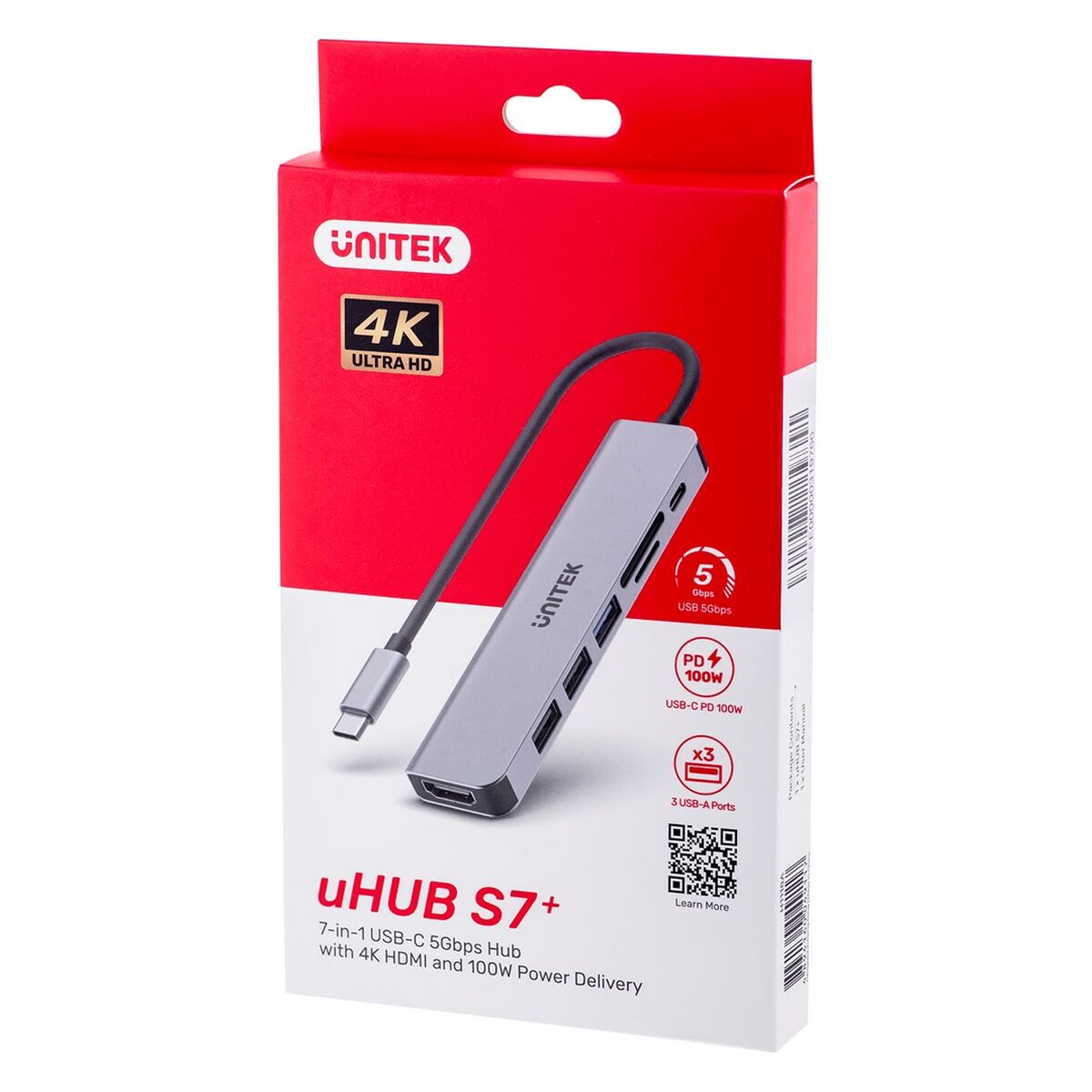 Hub USB Unitek H1118A 100 W 7 S9124414_5