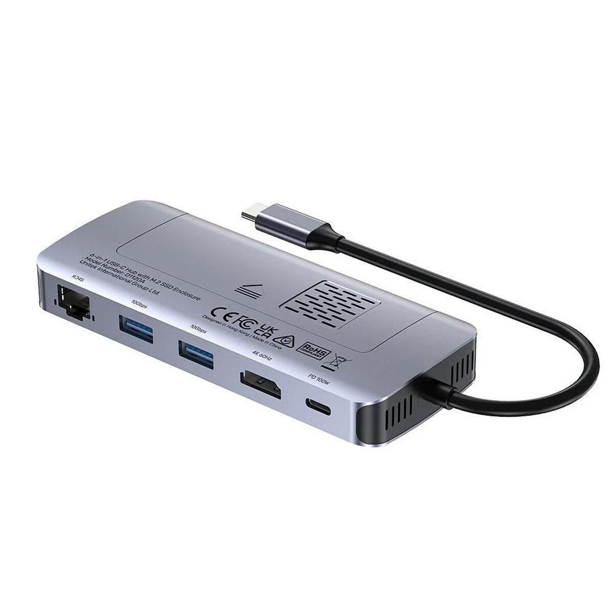 Hub USB Unitek D1120A01 100 W 3 S91105912_1