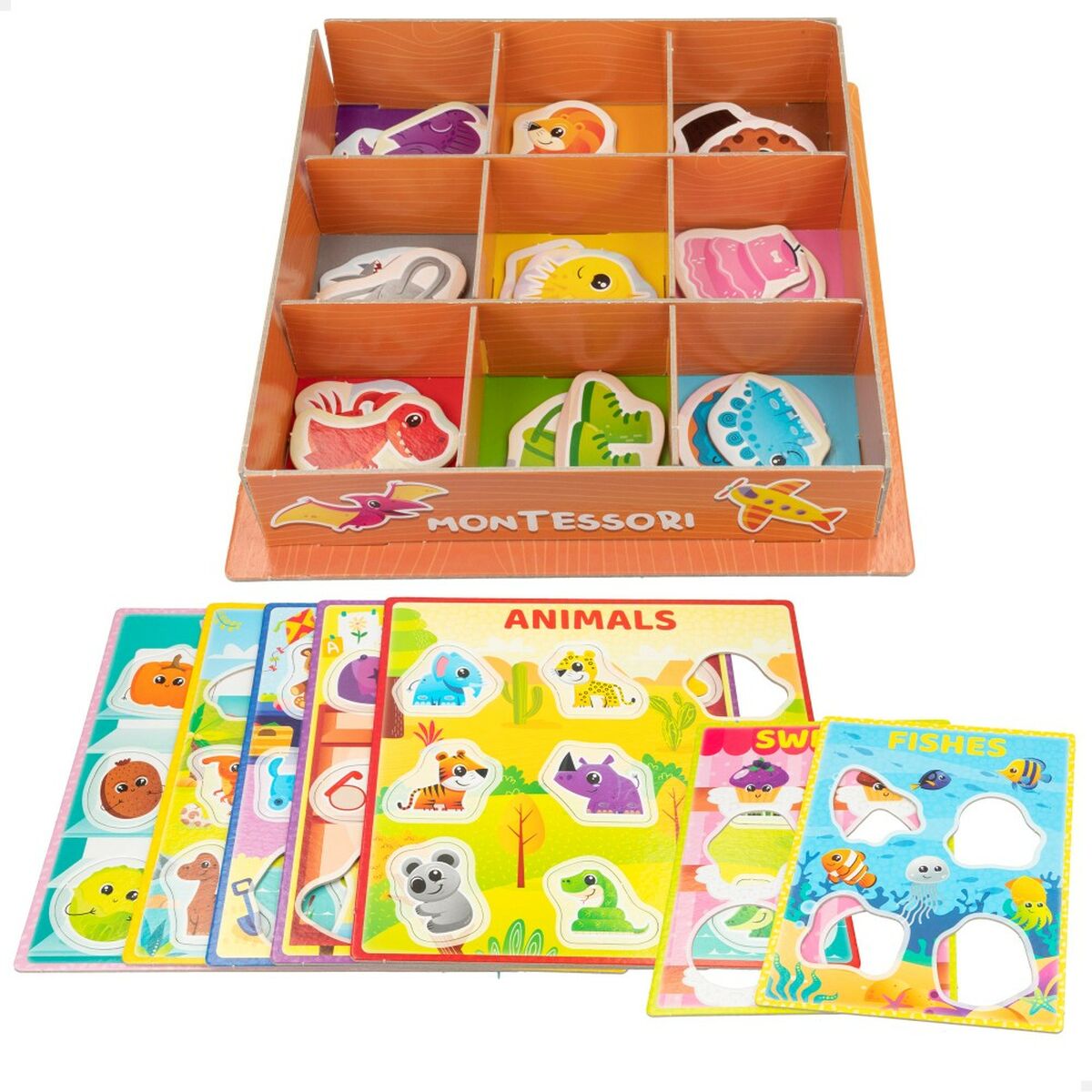 Gioco Educativo Lisciani Giochi 26 x 6 x 26 cm Colori Metodo Montessori 61 Pezzi (6 Unità) 3 S8902598_1