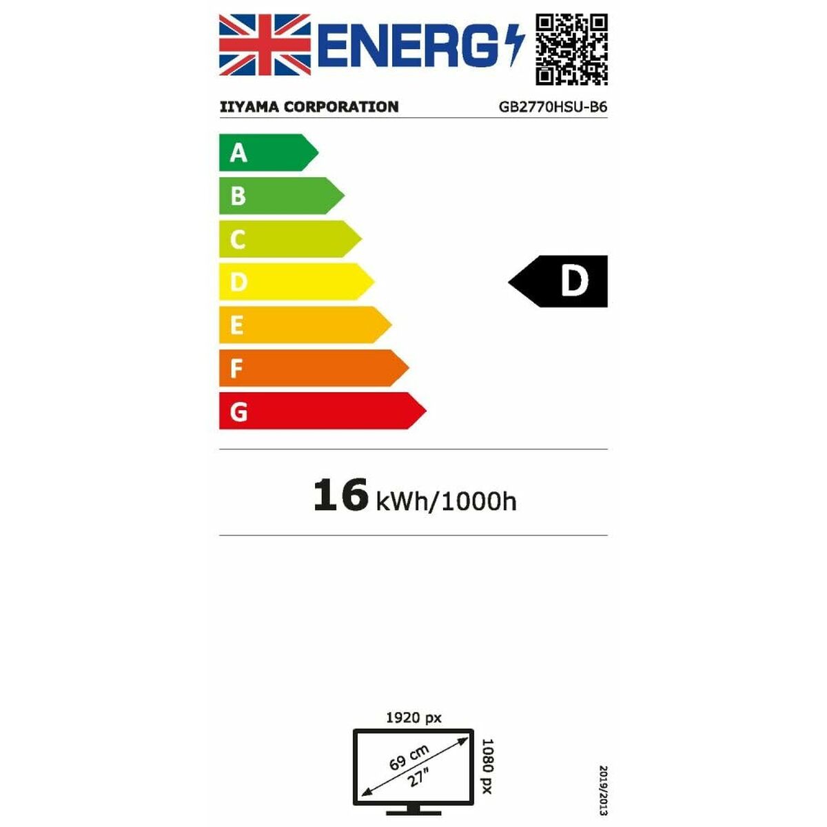 Monitor Iiyama GB2770HSU-B6 Full HD 27" 180 Hz 5 S91105213_3