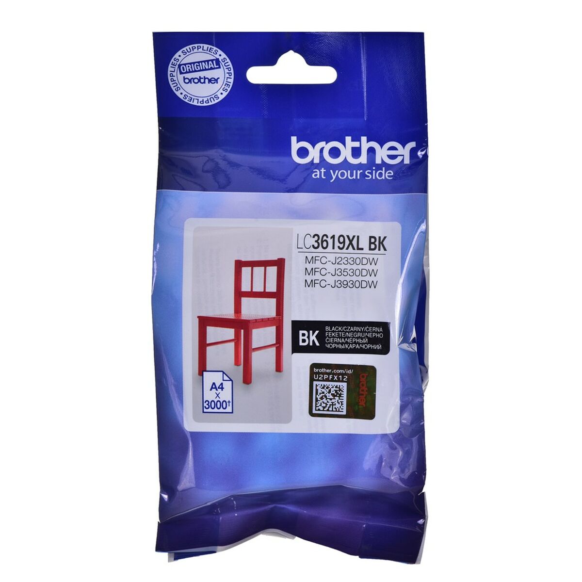 Cartuccia ad Inchiostro Originale Brother LC-3619XLBK Nero 2 S9128062_0