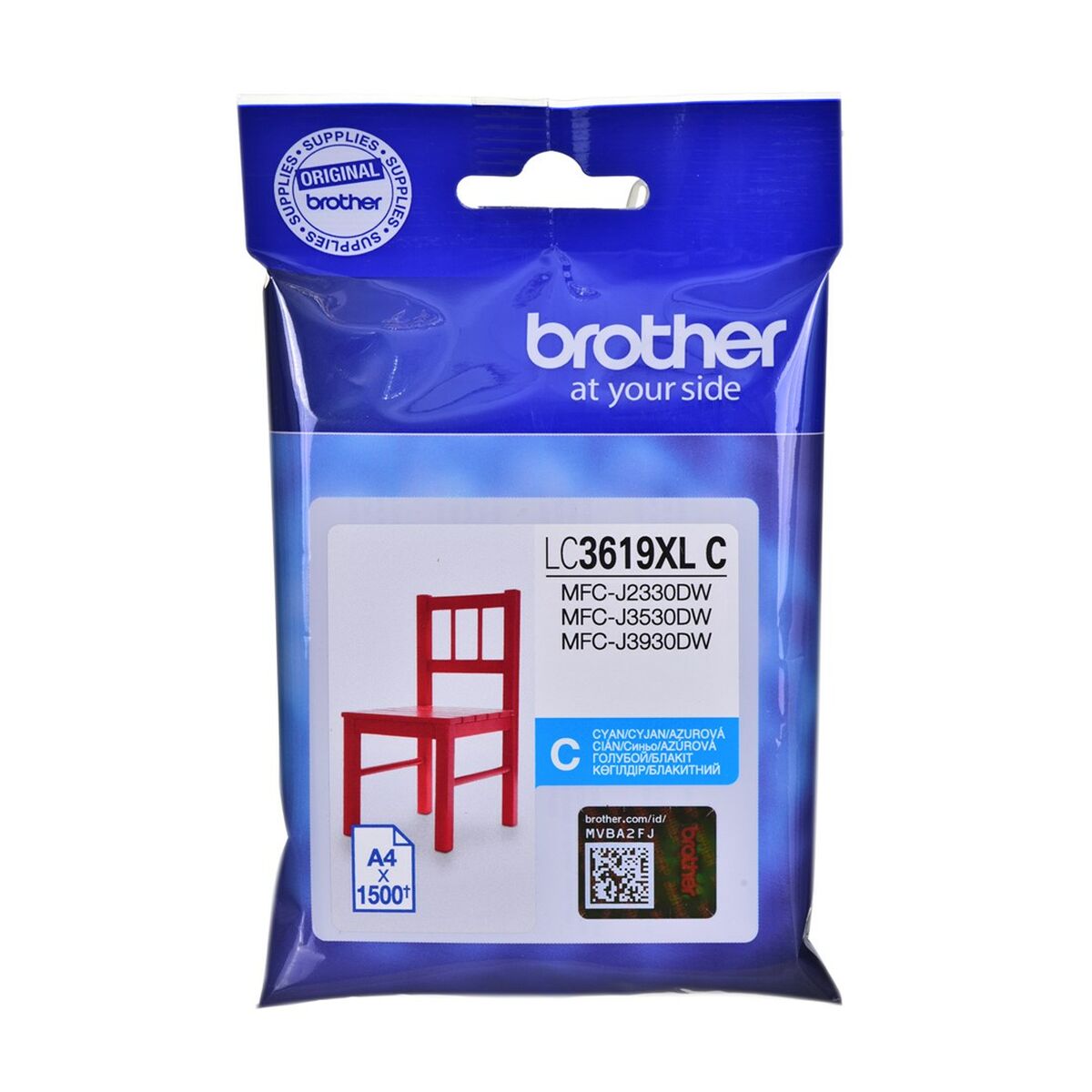 Cartuccia ad Inchiostro Originale Brother LC-3619XLC Ciano 2 S9128063_0