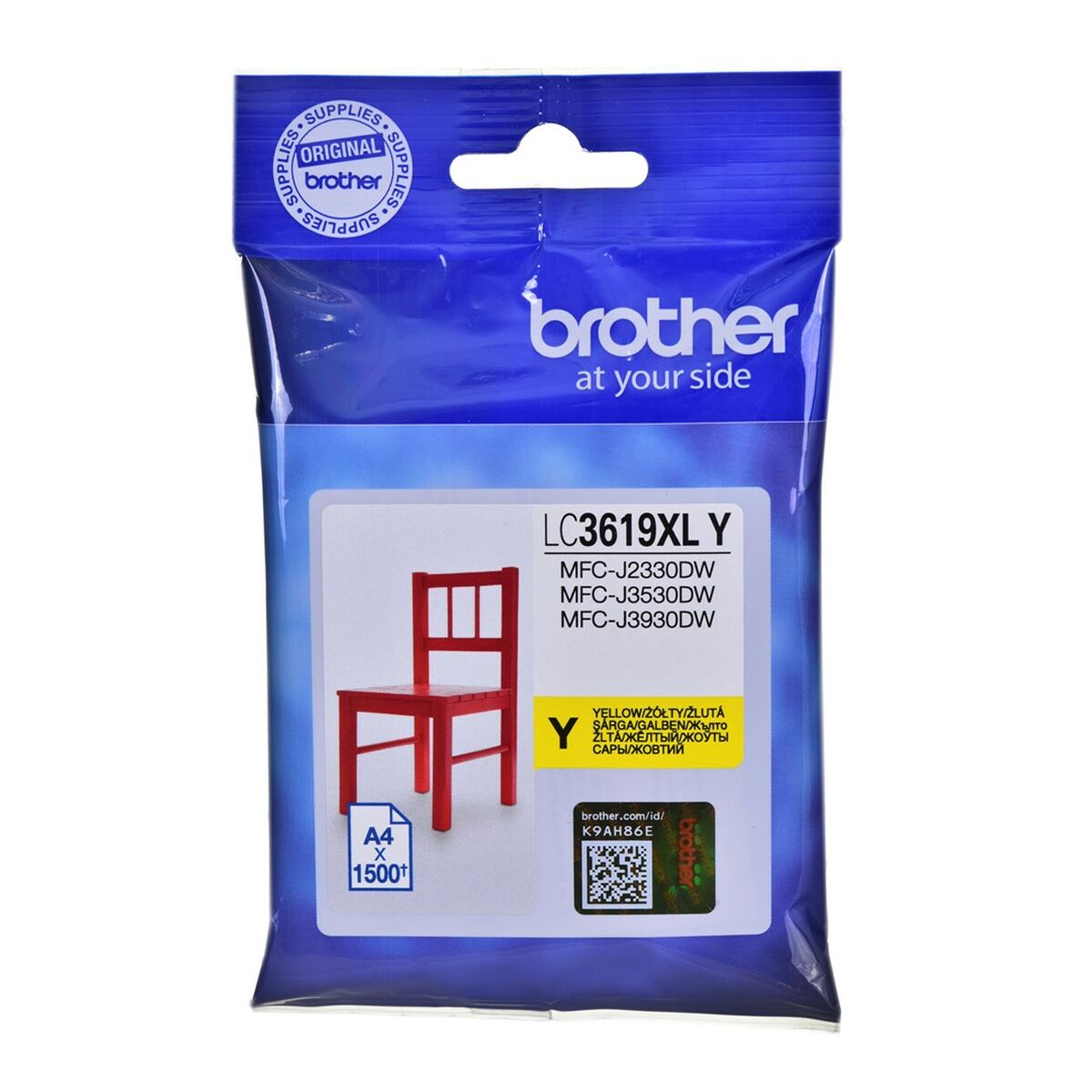 Cartuccia ad Inchiostro Originale Brother LC-3619XLY Giallo 2 S9128065_0