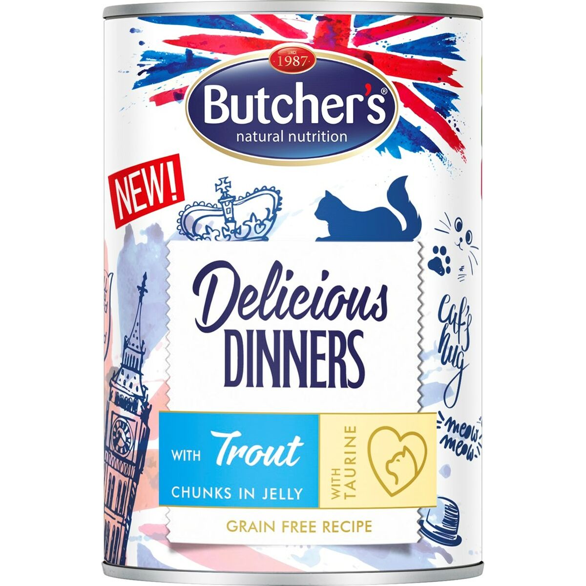Cibo per gatti Butcher's Delicious Dinners Pollo 400 g 2 S9109895_0