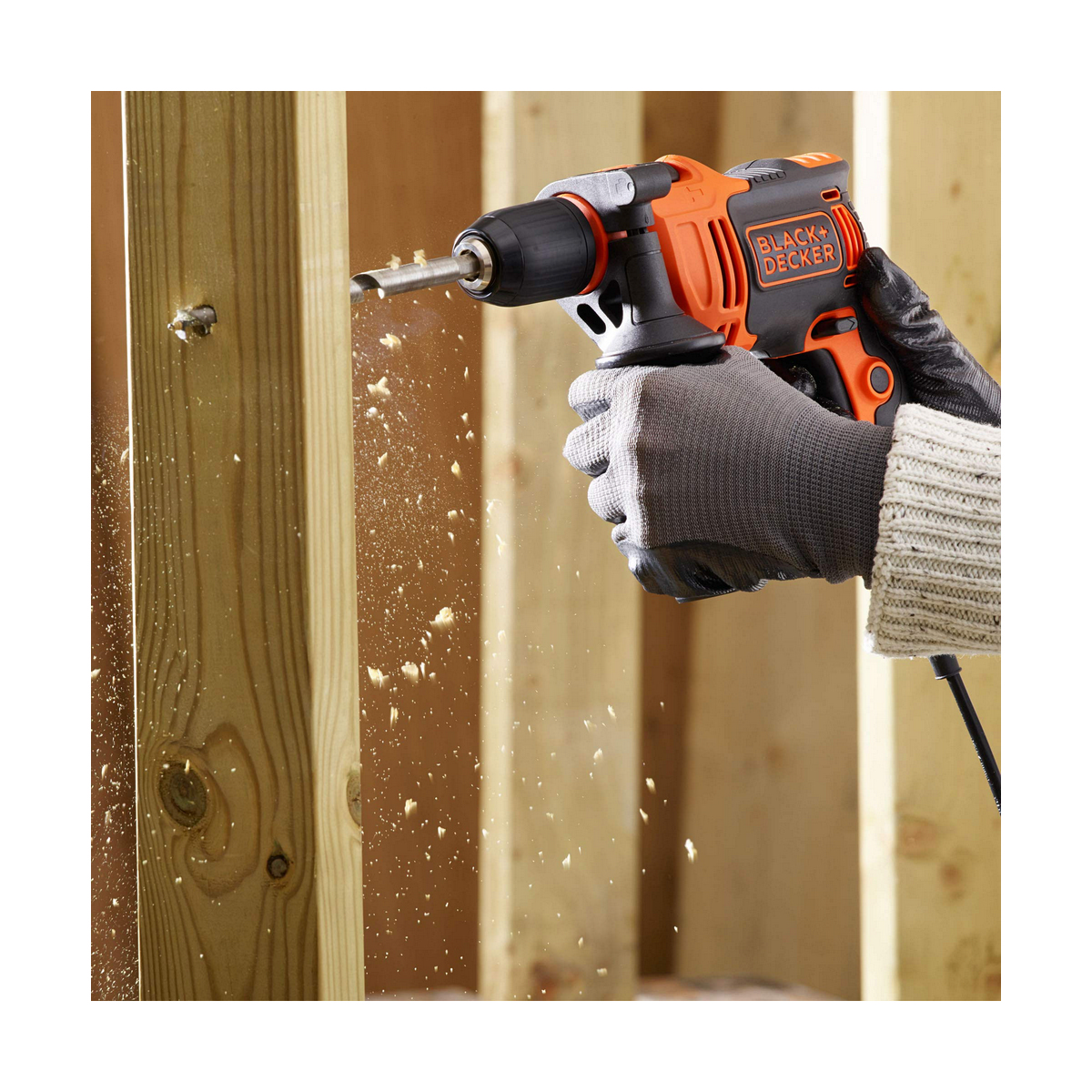 Set trapano e accessori Black & Decker BEH710K-QS 230 V 710 W 5 S7908526_3