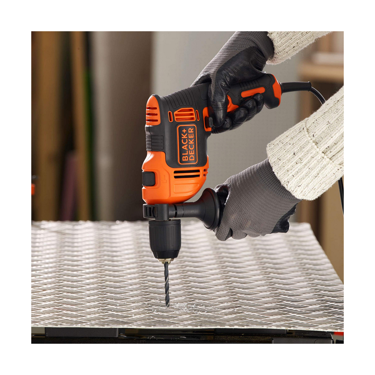 Set trapano e accessori Black & Decker BEH710K-QS 230 V 710 W 6 S7908526_4