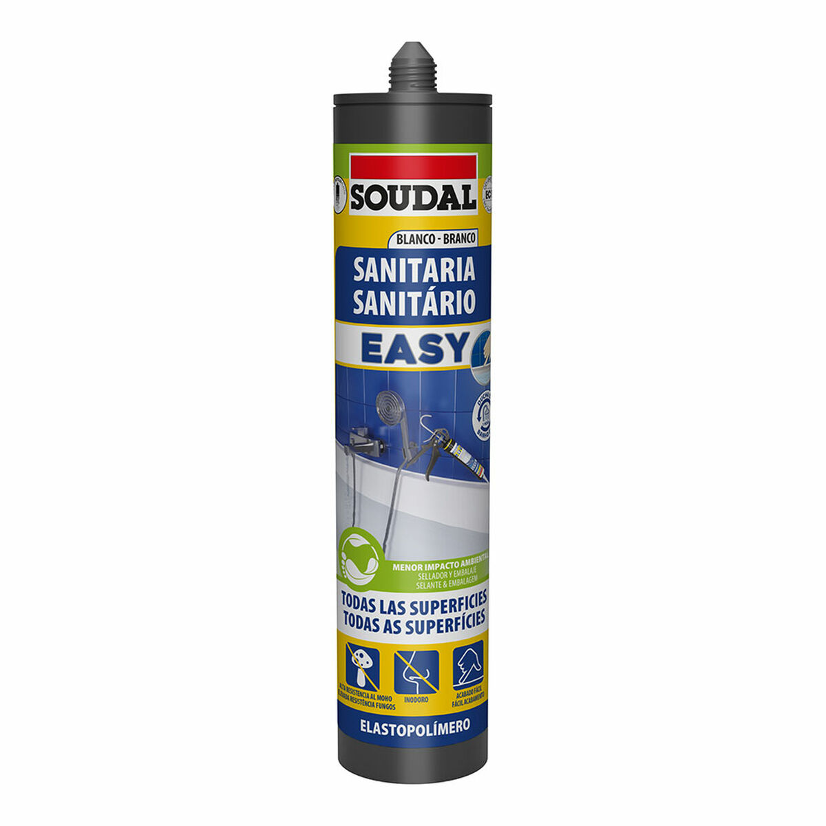Sigillante Soudal Easy 158090 Bagni Bianco 290 ml 2 S7921831_0
