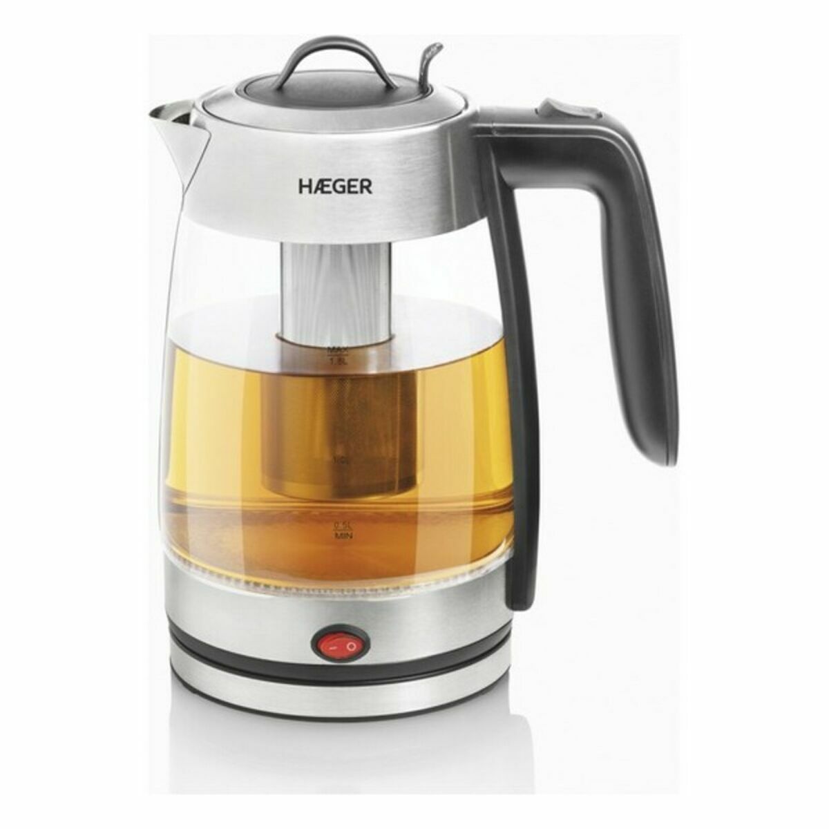 Bollitore Elettrico con Teiera Haeger EK-22F.020A Bianco Acciaio inossidabile 2200 W 3 S7781488_1