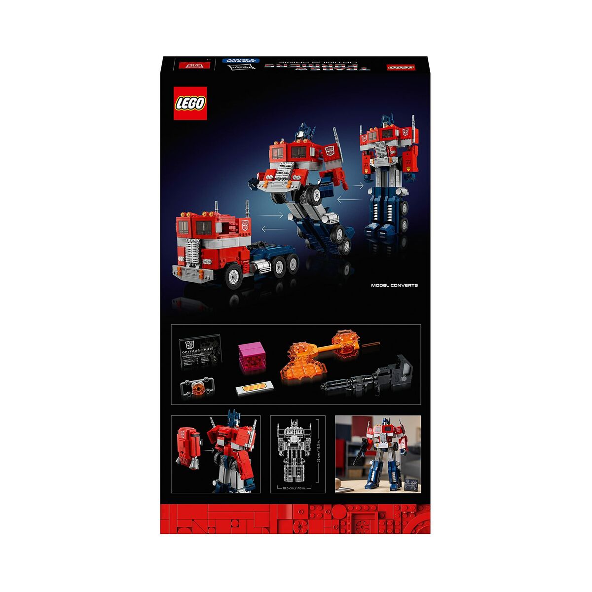 Set di Costruzioni Lego Optimus Prime Multicolore 3 S9136283_1