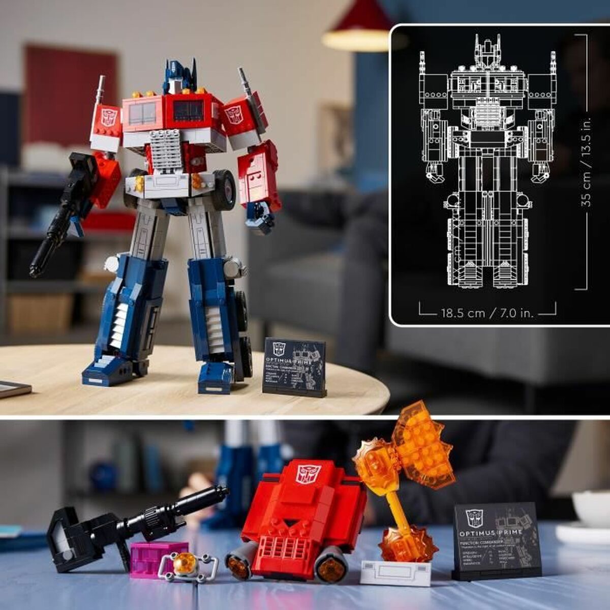 Set di Costruzioni Lego Optimus Prime Multicolore 5 S9136283_3