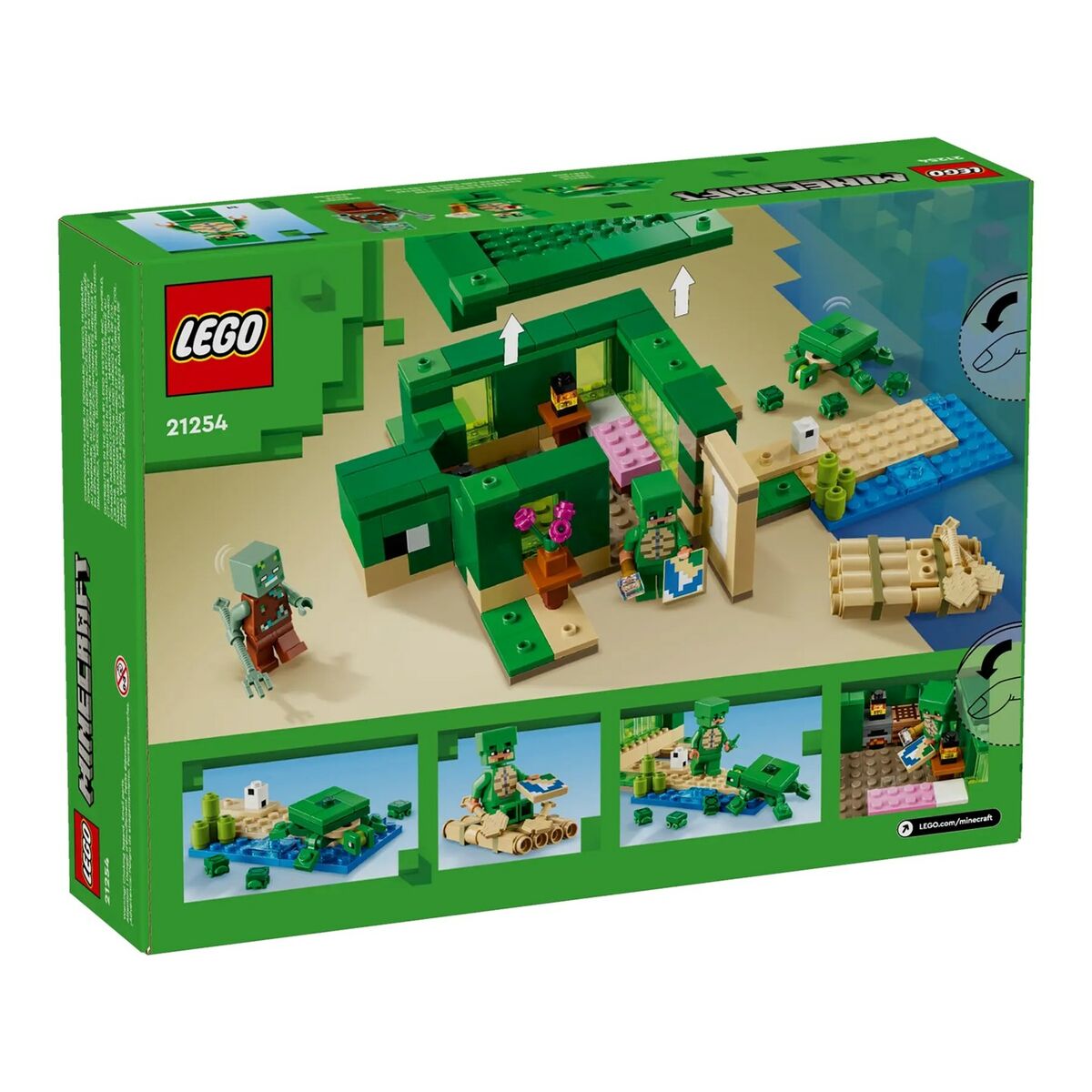 Set di Costruzioni Lego Minecraft 21254 Turle Beach House 234 Pezzi 4 S9148274_2