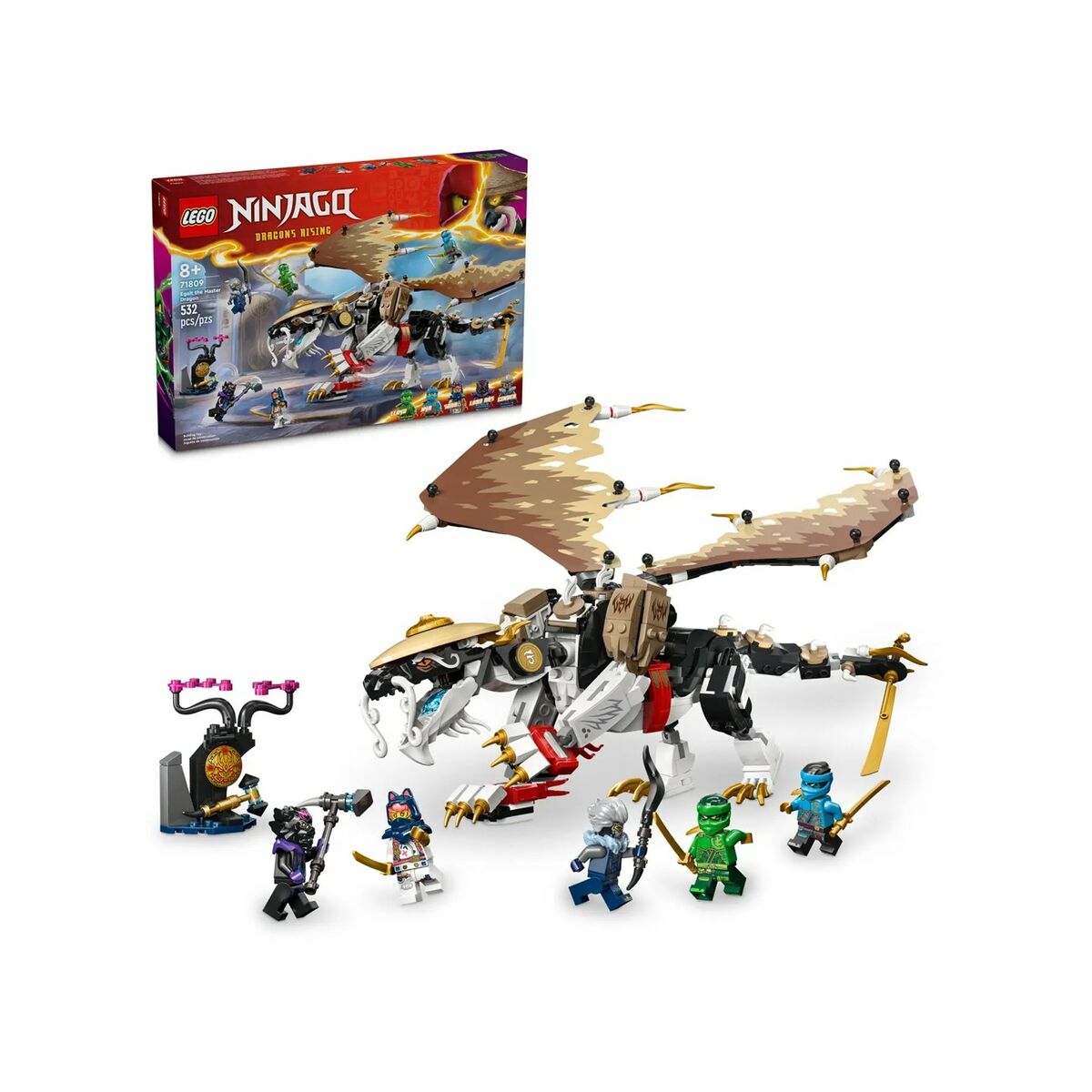 Set di Costruzioni Lego 71809 Egalt The Dragon Master Multicolore 532 Pezzi 2 S91110402_0