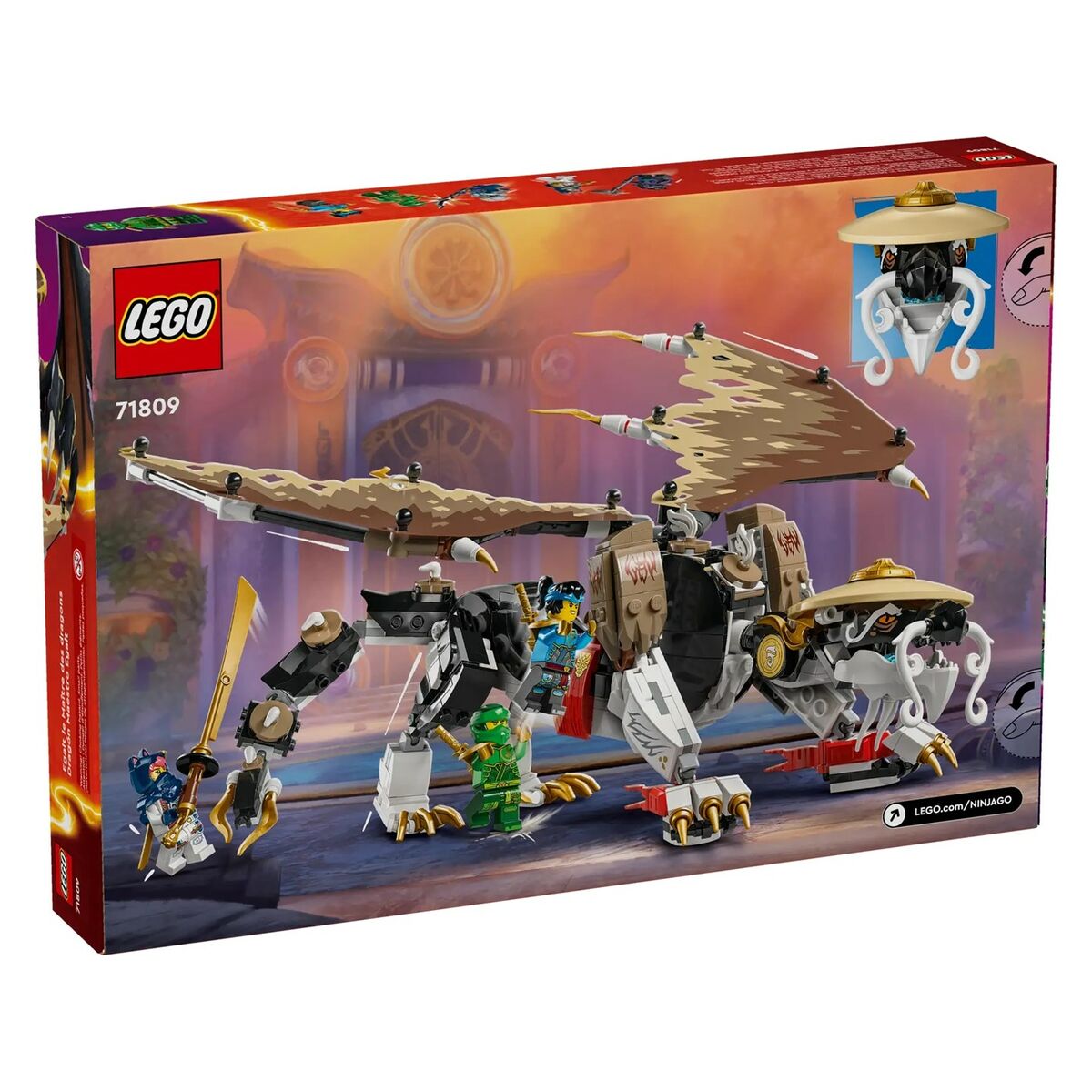 Set di Costruzioni Lego 71809 Egalt The Dragon Master Multicolore 532 Pezzi 3 S91110402_1