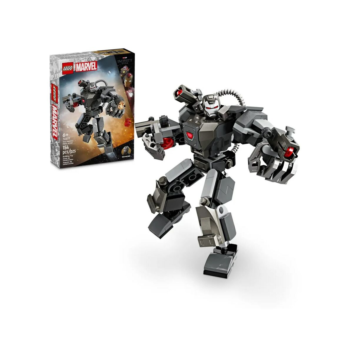Set di Costruzioni Lego WAR MACHINE ARMADURA MECÁNICA Multicolore 154 Pezzi 2 S91110404_0
