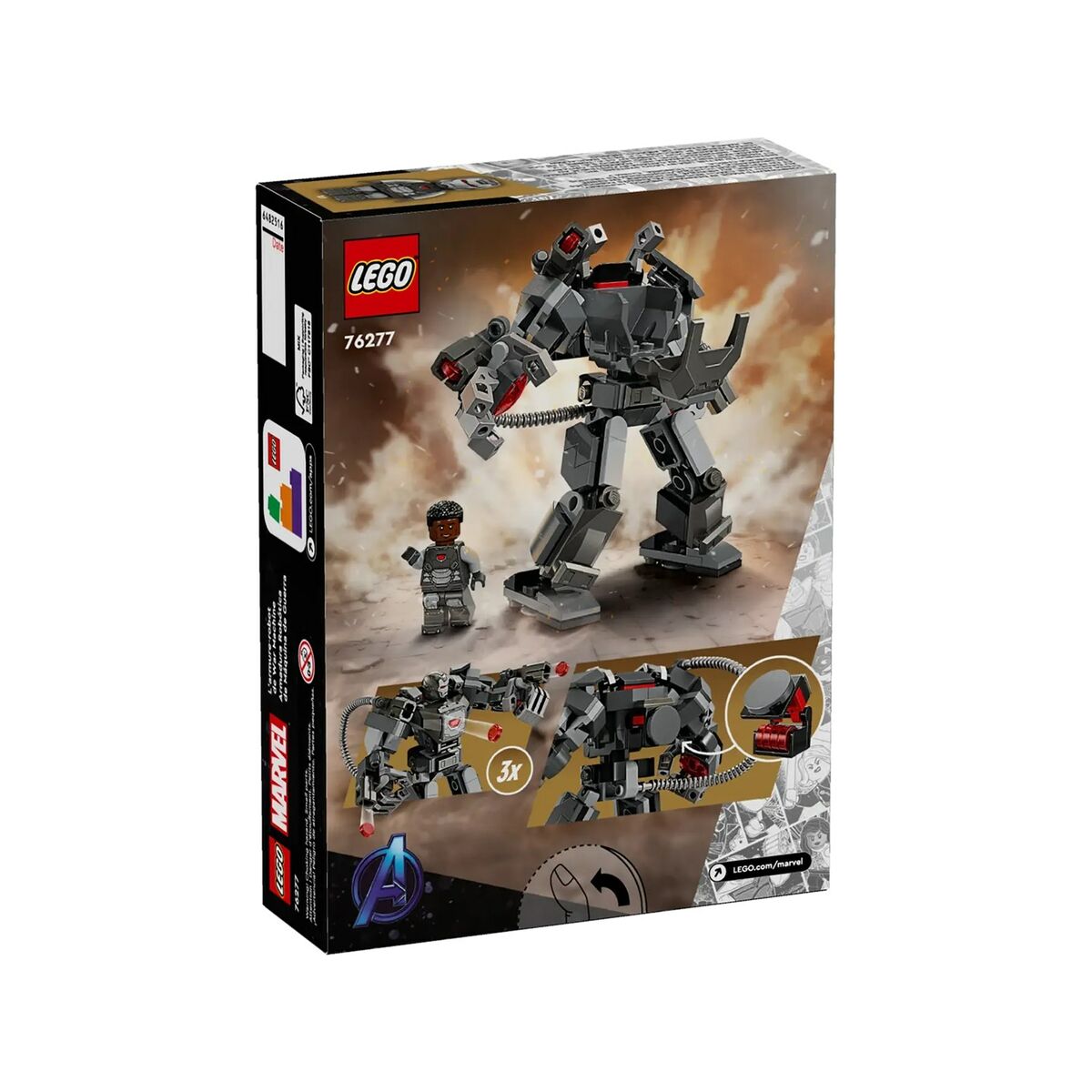 Set di Costruzioni Lego WAR MACHINE ARMADURA MECÁNICA Multicolore 154 Pezzi 3 S91110404_1
