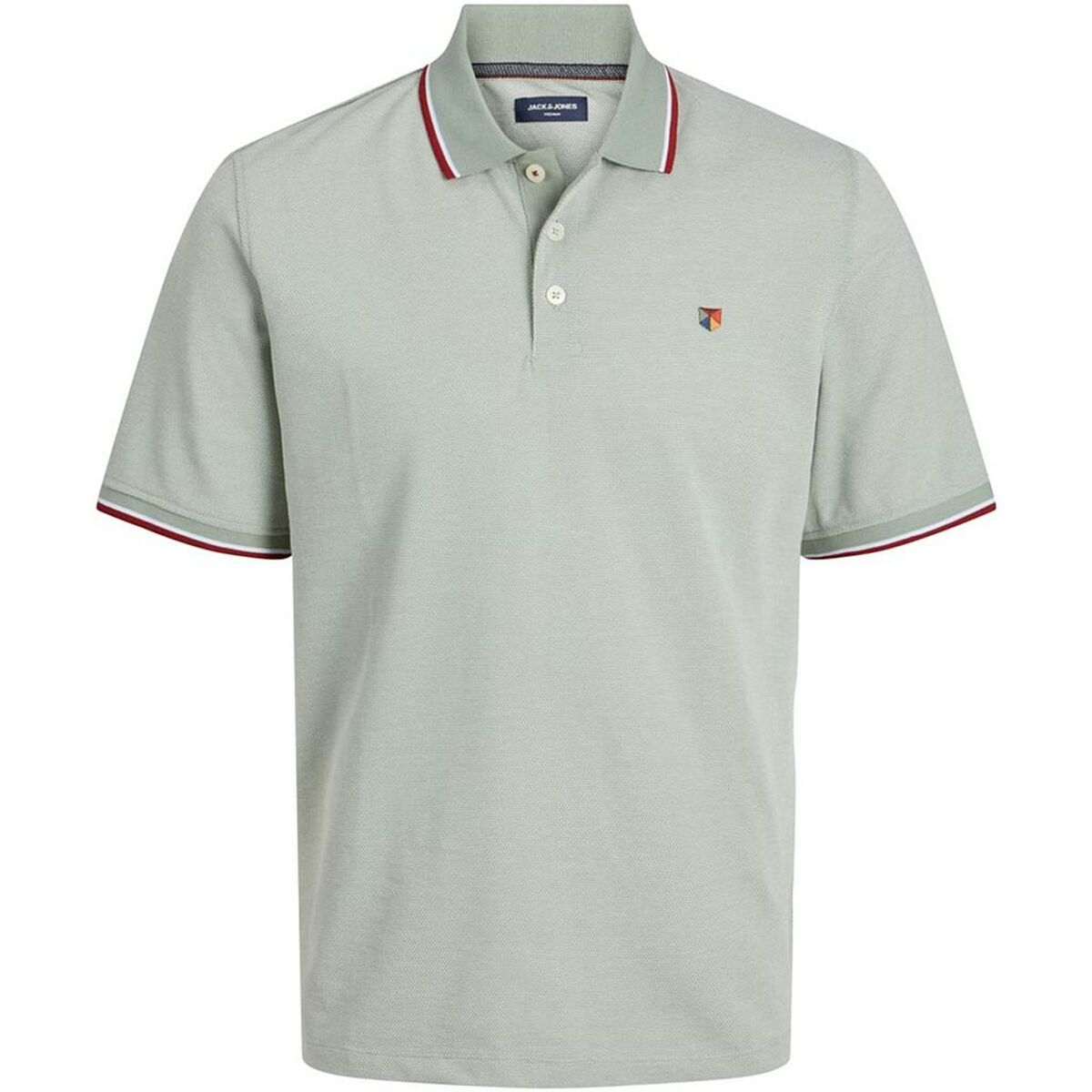 Polo a Maniche Corte Uomo Jack & Jones JPRBLUWIN POLO SS NOOS 12169064 Verde 2 S2034892_0